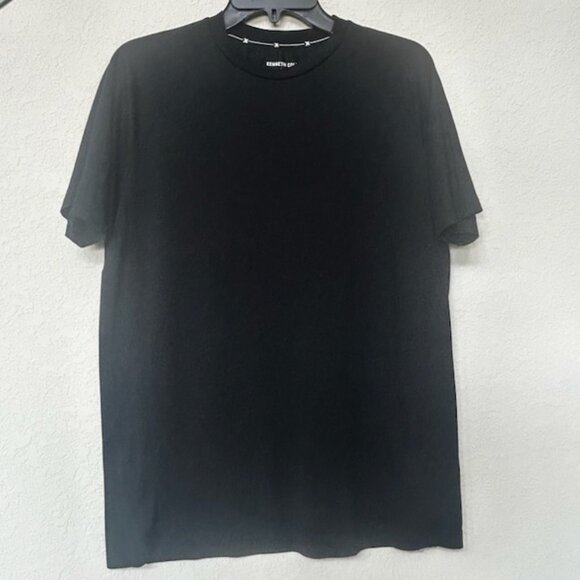 NWOT Kenneth Cole Active Workout Wear Shirt Mens M 4-Way Stretch Tech Tee Black - Picture 4 of 4